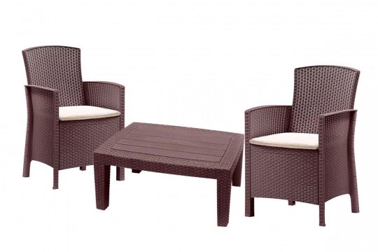 Комплект мебели Rosario Balcony Set цвет коричневый - 1